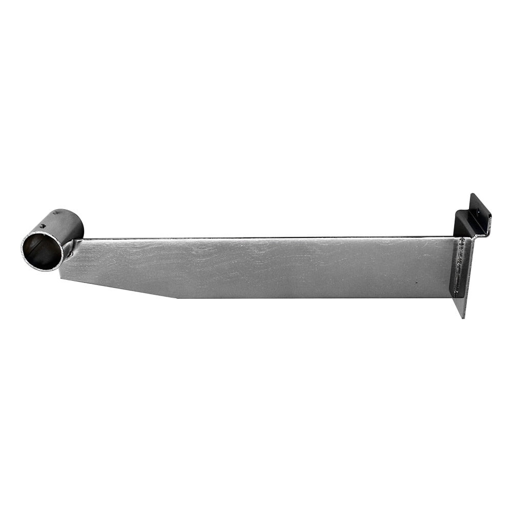 Only Hangers Retail Chrome 12" Gridwall Dimensional Hangrail Bracket Set 8 