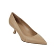 thumbnail image 2 of Sergio Levantesi Nude Leather Decollete Pumps With Pointed Toe Brown (Women's), 2 of 4
