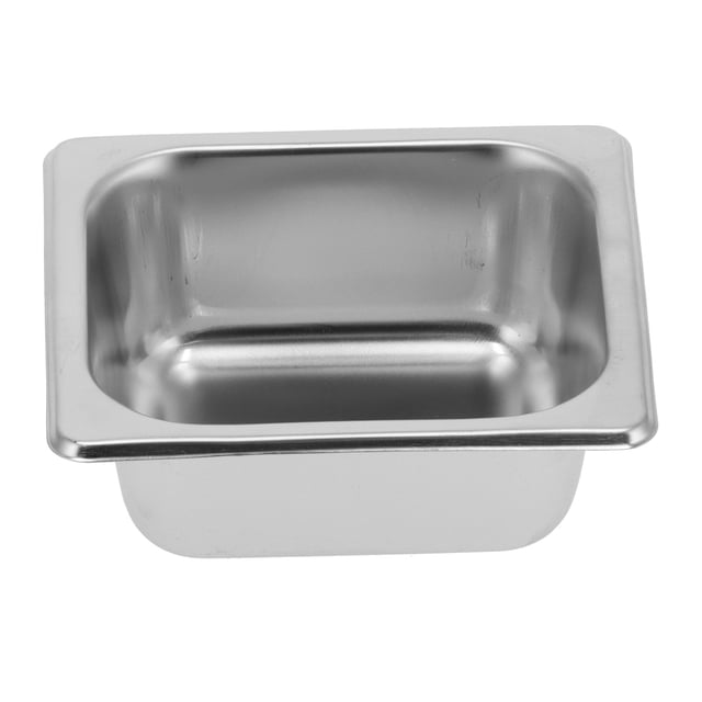 Bassin en Acier Inoxydable Bol Alimentaire Buffet Bassin Isolation Comptoir Bassin pour la Maison Cantine Repas Hôtels Cuisines