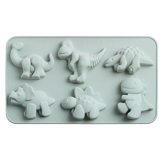 Clearance Cake Mould under $5,Easter 3D Dinosaurs Shape Silicone Cake Chocolate Mold DIY Handmade Baking Mold