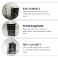 thumbnail image 4 of Transparent Acrylic DIY Hard Disk Rack for Storage Use with Great Heat Dissipation 3 5inch 8 Layer, 4 of 8