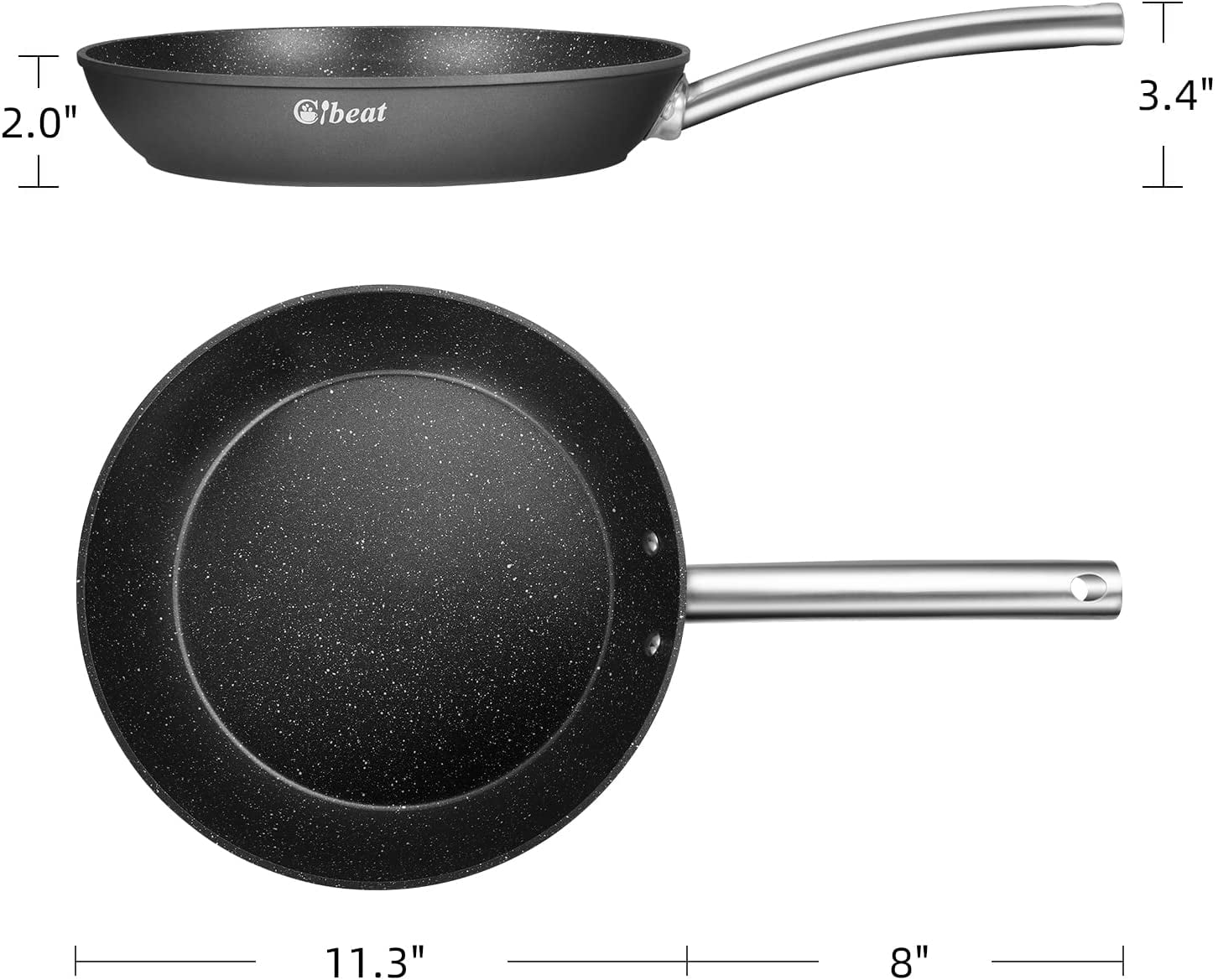 Try Me 8-inch Nonstick Fry Pan In 5-Ply Stainless Steel » NUCU® Cookware &  Bakeware