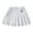 White, variant on Toddler Little Kid Girls Skort Flared Pleated Skater Skirt for Girls Plain Sport Skirts with Built-in Shorts Activewear