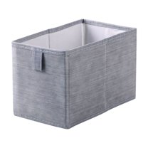 Foldable Fabric Storage Bins | Rectangular Organizer Baskets for Shelves & Cubes | Collapsible Non-Woven Storage Box for Home Organization | Space-Saving Closet & Toy Storage | 1-Pack