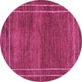 thumbnail image 1 of Ahgly Company Indoor Round Abstract Purple Modern Area Rugs, 6' Round, 1 of 4