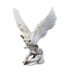 thumbnail image 4 of Figura decorativa de búho, estatua de resina coleccionable, adorno de mesa para chimenea. Aterrizaje blanco, 4 of 9