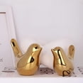 thumbnail image 4 of XIBUFE 2 Pcs Gold Decor Accents,Small Animal Statues,Modern Home Decorative,Birds Sculpture,Ornaments for Shelf,Bookshelf,Coffee Table,Knick Knacks Home Decor for Shelves (Gold Bird), 4 of 10