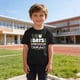 thumbnail image 5 of Blusas y camisas de manga corta con cuello redondo para niños y niñas, camisetas gráficas de manga corta, blusas con estampados bonitos para la temporada escolar., 5 of 9
