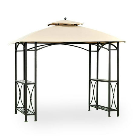 Garden Winds  Sheridan Grill Gazebo Replacement Canopy Top - RipLock (Best Gazebo For High Winds)