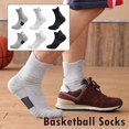 thumbnail image 2 of High-Quality Sports Socks Thick Unisex Basketball Socks FR L7W4, 2 of 8