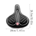 thumbnail image 3 of Bicycle Seat Cushion New Large Buttocks Thickened Saddle Bicycle Seat Riding Equipment Accessories, 3 of 7