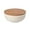 vanilla, variant on Casafina Ceramic Stoneware 10" x 4", 101 oz Serving Bowl with Lid - Pacifica Collection, Vanilla | Microwave & Dishwasher Safe Dinnerware | Food Safe Glazing | Restaurant Quality Serveware