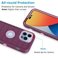 thumbnail image 4 of TakFox Case For Apple iPhone 14/14 Pro/14 Plus/14 Pro Max,Full-Body Shockproof Protection Heavy Duty Armor Shock Absorption Rubber Rugged Bumper Cover,Red, 4 of 8