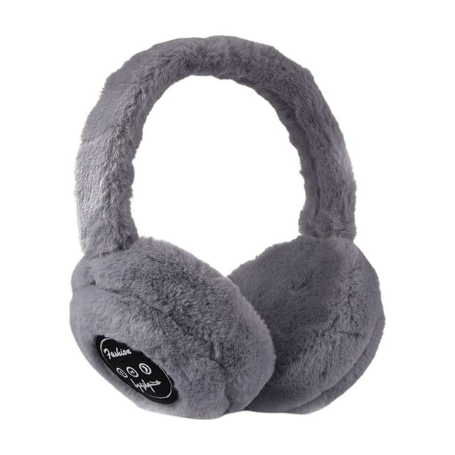 stanreset Foldable Plush Earmuffs For Portable Winter Warmth On Go Portable Earphones Are Designed To Be grey