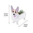 thumbnail image 2 of Kayannuo Valentine's Day Gifts for Women Dog Flower Pot Planter Cute PVC Herb Garden Dog Flower Pot Indoor/Outdoor Plant Dog Flower Pot Pet Flower Pot Great Gift For Pet Lovers, 2 of 3