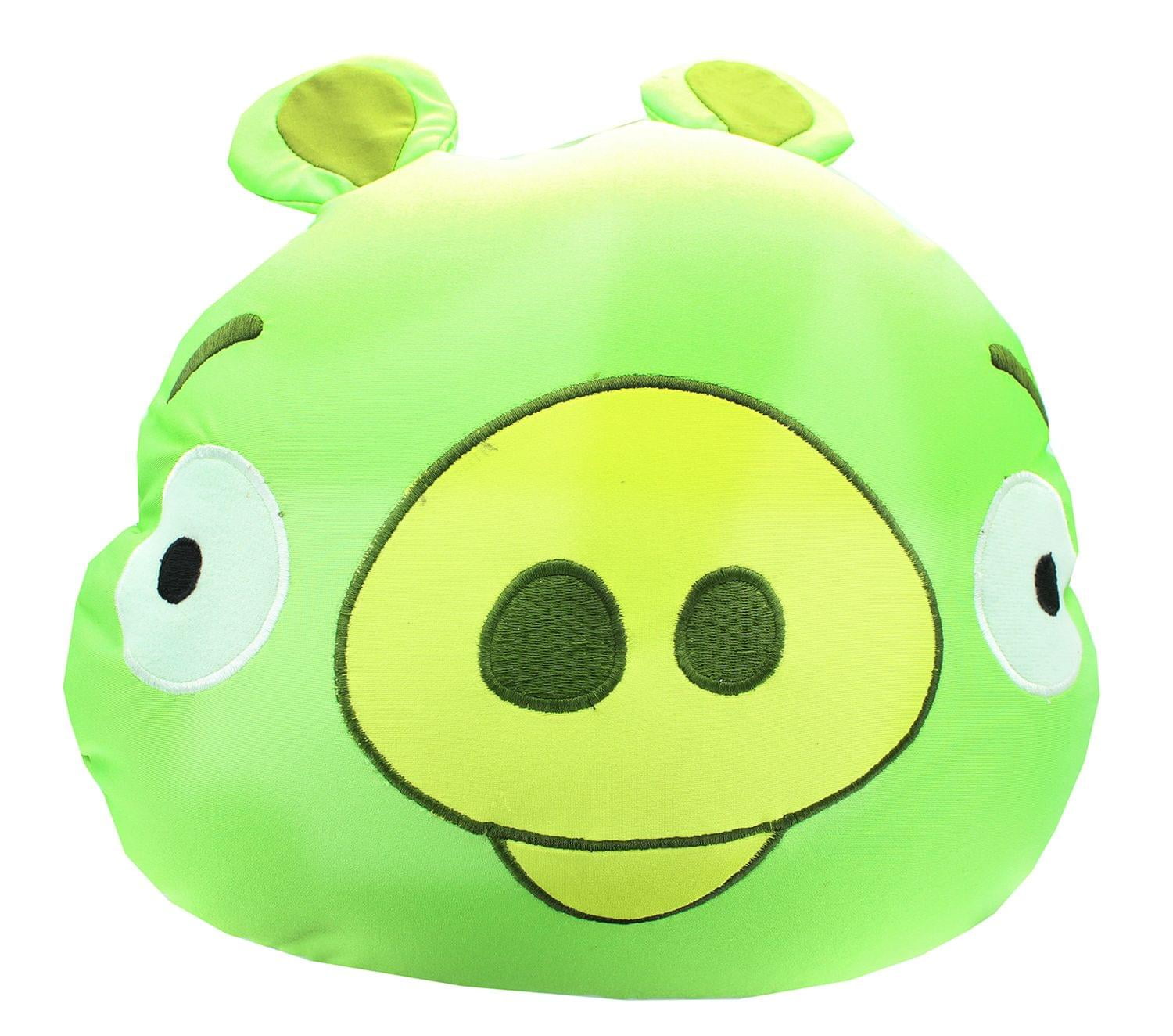 Angry Birds 16 Inch Plush Squeeze Pillow Green Pig Walmart Com