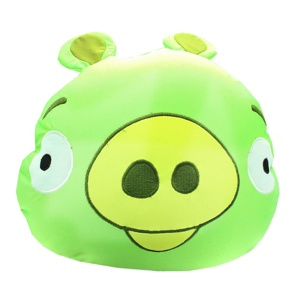Angry Birds 16 Inch Plush Squeeze Pillow - Green Pig - Walmart.com - Walmart.com