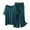 Green, variant on SwiftWear Cool & Chic Modal Cotton Pajamas V-Neck Tee & Adjustable Tie Wide Leg Pants Pajama Set – Perfect for Lounging, Travel, or Bedtim