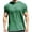Green, variant on ZCFZJW Mens Cotton Hole T-Shirts Casual Summer Short Sleeve Solid Color Crew Neck Basic Workout Pullover Tops Loose Lightweight Regular Fit Tees Shirt Black M