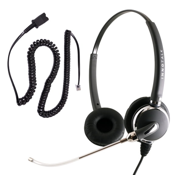 Innotalk Desk Phone Headset for Cisco, 1 Count, 1 Pack