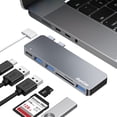 thumbnail image 1 of Adaptadores USB C Hub RayCue para MacBook Pro/Air M1-M3 2019-2023, 1 of 6