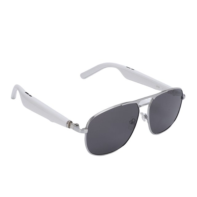 Lunettes Intelligentes, Lunettes de Traduction AI avec Micro et Haut-Parleur, Lunettes de Soleil Polarisées pour Traduction Vidéo en Temps Réel, Plus de 100 Langues, Supporte les Appels Musicaux