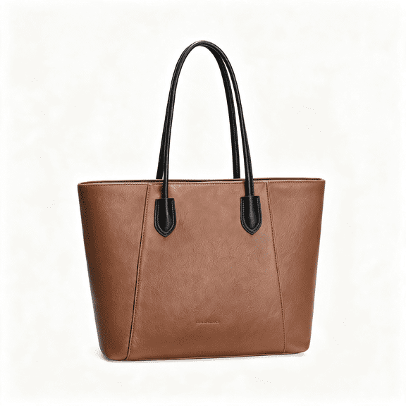 AOMRCOL Tote Bag for Women Vegan Leather Zipper Shoulder Bags Travel Purses,Large Capacity Purse Handbags,Inner Pocket with Key Clip,Fits 14" Laptop,For Casual Work Dating Commute Daily Weekender