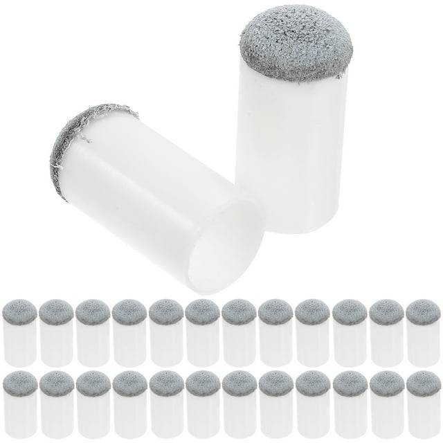 WORGEOUS 50 Uds puntas de taco reemplazables prácticas puntas para tacos de billar puntas de repuesto para tacos de billar