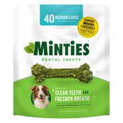 Minties Dental Bone Dog Treats, 40 ct.