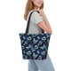 thumbnail image 2 of Balery Blue Butterfly Bolsa de Hombro con Diseño, Bolsa Grande y Duradera, Bolsa Versátil para Compras, 2 of 6
