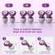 thumbnail image 5 of Tapones para los oídos de silicona que cancelan el ruido del sueño Tapones para los oídos Un par para la escuela (púrpura) Hugtrwg Nuevos Originales, 5 of 9