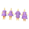 thumbnail image 4 of Ropa para muñecas de niña Baoblaze accesorios de ropa corporal regalo de cumpleaños violeta claro, 4 of 8