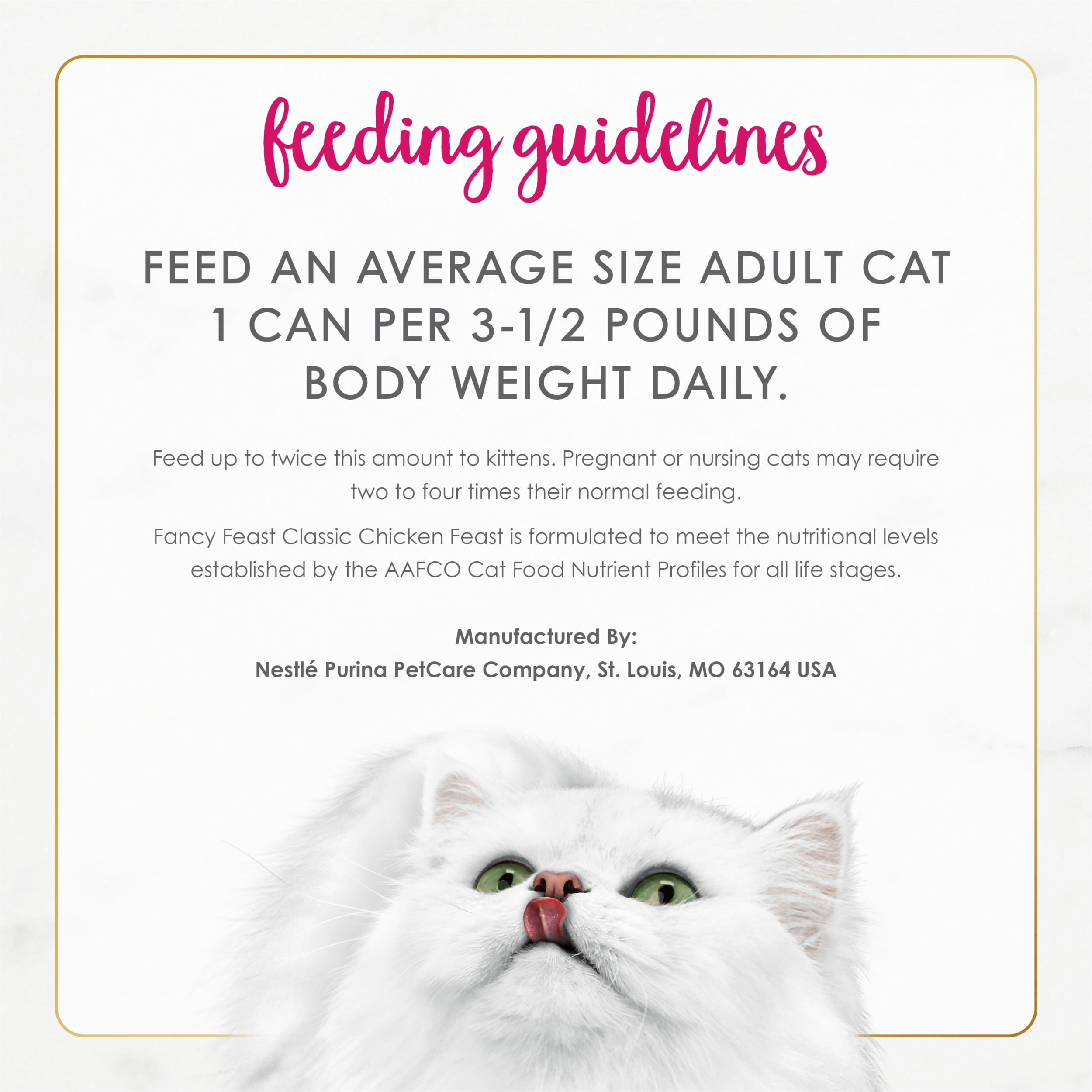 Nestle fancy feast sale