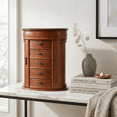 thumbnail image 4 of Hives and Honey Cari Wood Jewelry Chest for Women Jewelry Box, Walnut, 4 of 6