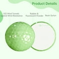 thumbnail image 4 of 6-Pack Glowing Golf Balls Light up, Green Fluorescence Goff Balls Glow in the Dark for Outdoor Sports, Luminous Balls for Golf, Ball Game Supplies Present Gift for Golf Lovers Golfer, 4 of 6