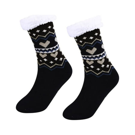 

JeashCHAT Extra-warm Indoor Socks Women Bed Socks Warm Winter Gift Soft Floor Sock
