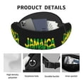 thumbnail image 4 of Men Women Jamaican Logo Fanny Pack Crossbody Waist Belt Bag Easy Carry Any Phone Wallet, 4 of 7