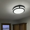 thumbnail image 5 of Design House Ripon 14.5" Integrated Dimmable LED Indoor Ceiling Light with Frosted Acrylic, Matte Black, 5 of 21