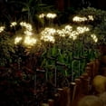 thumbnail image 6 of Pebbuoy 2Pcs Solar Garden Light 2 Lighting Modes IP65 Waterproof Easy Installation Twinkling Solar Lights Yard Pathway Garden Decor, 6 of 6