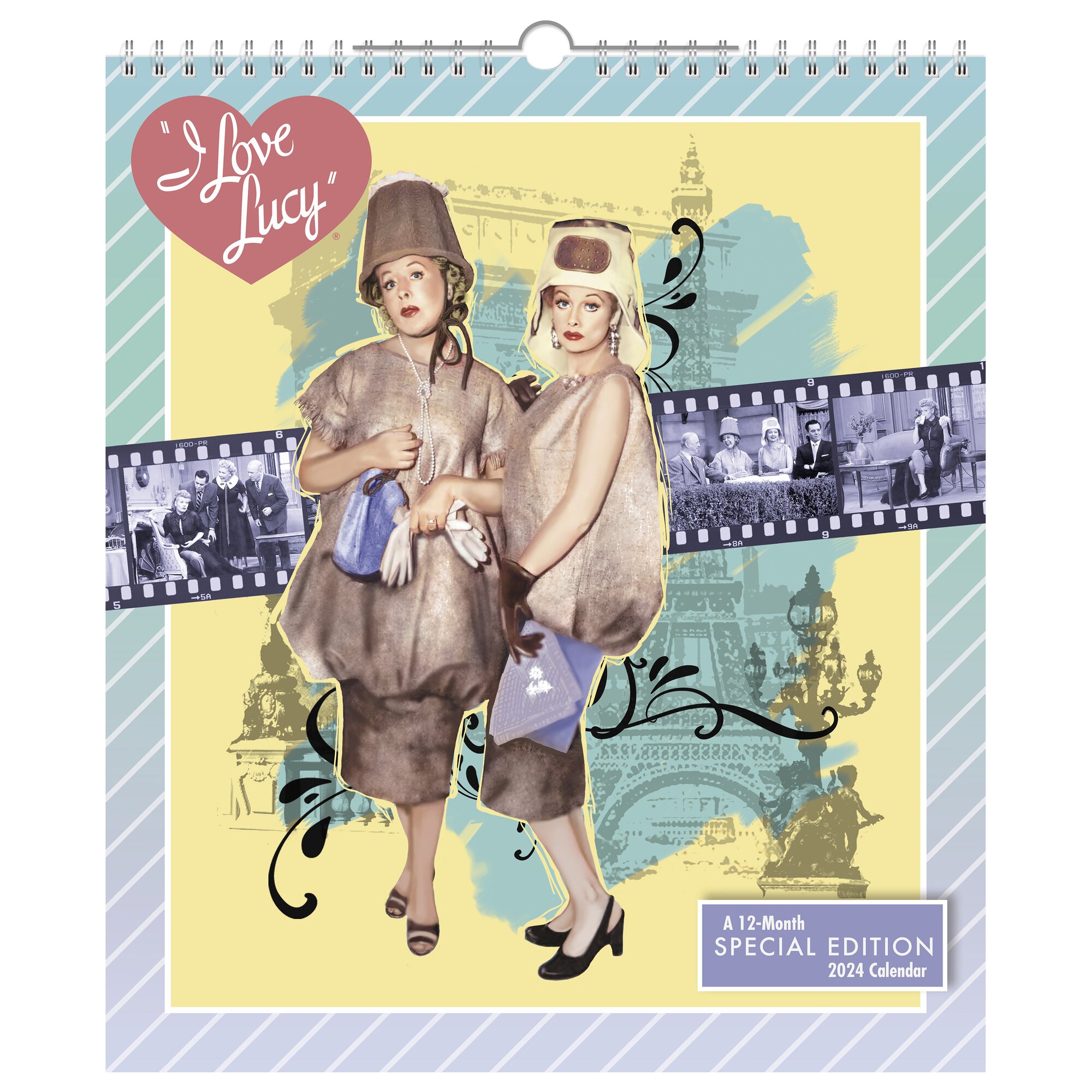I Love Lucy Special Edition 2024 Monthly Wall Calendar 13 x 15 Wall