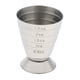 thumbnail image 4 of 75 Ml Cóctel Mezclador De Bebidas Taza De Medición Jigger Medidor Herramientas Vino Sunnimix Bar Jigger de acero inoxidable, 4 of 8