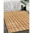 thumbnail image 3 of Ahgly Company Machine Washable Indoor Square Contemporary Papaya Orange Area Rugs, 3' Square, 3 of 7
