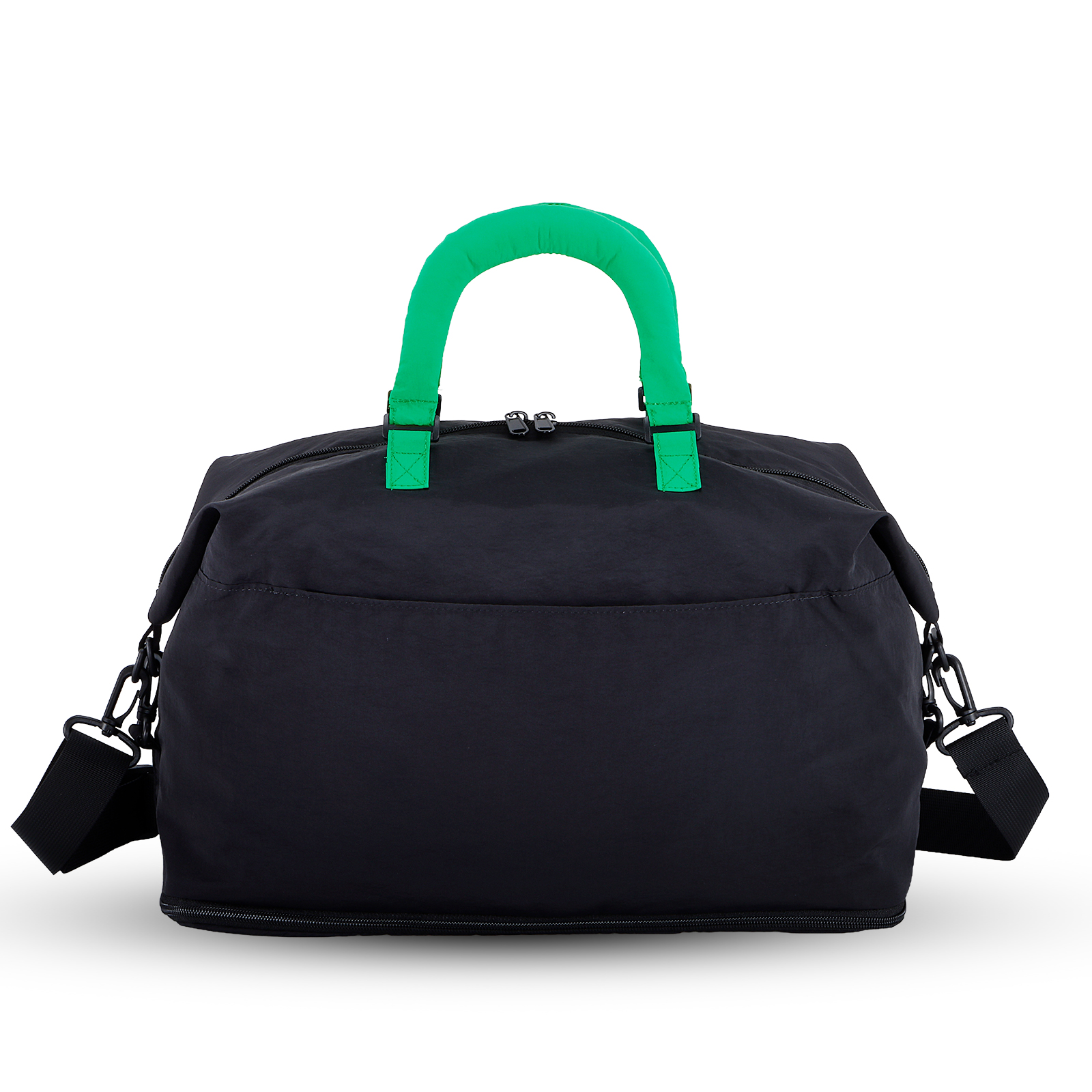URSOFINE Travel Duffle Bag, Large Capacity Expandable Weekender Bag with Luggage Sleeve, Waterproof Nylon Overnight Bag for Women Men, Gym Bag Hospital Bag with Laptop Pocket
