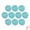 Light Blue, variant on Unique Bargains 10Pcs Rattan Balls for Lights Wicker Spheres Orbs Multicolor 2"x2"x2"