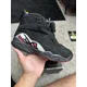 thumbnail image 2 of Ni - ke Air Jordan 8 Retro Playoff Black Red Blue White Chrome - Size 9, 2 of 5