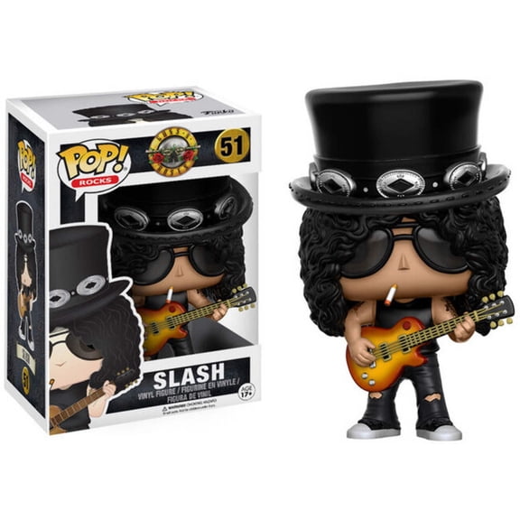 Collectible Funko POP! Rocks: Guns N Roses - Slash (Damaged Box) #51