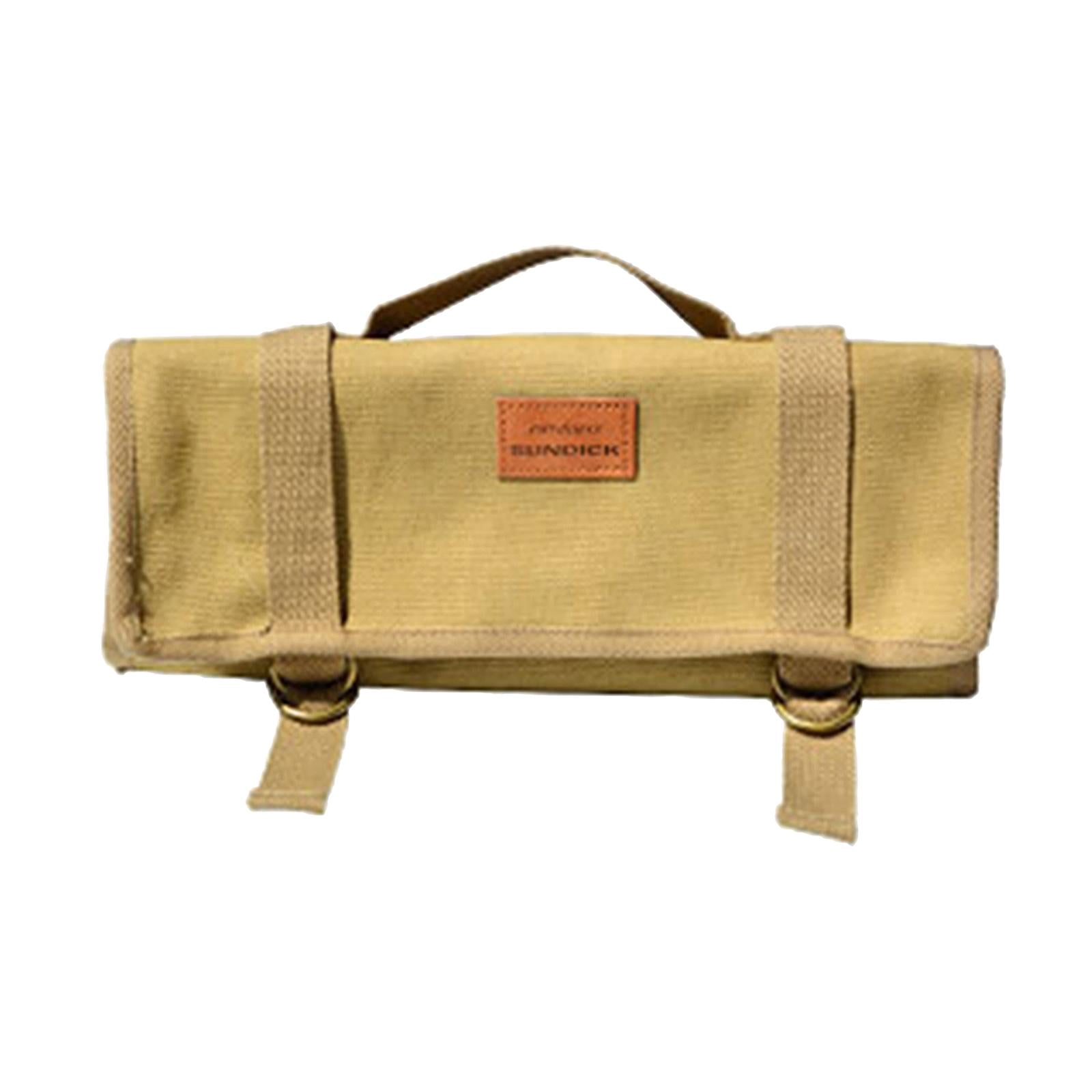 Cloth Tent Stake Outdoor Portable Camping Case Pegs Camping Hiking Tent Stakes Nails Practical Durable , L Khaki,