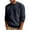 Navy, variant on Diufon Long Sleeve Shirts for Men Casual Knitted Button Down Crewneck Sweatshirt Trendy Classic Pullover Tops