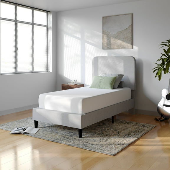 Emma   Oliver 3-Layer Memory Foam 10-Inch Twin Mattress in a Box with Green Tea Infusion, Cooling Gel, CertiPUR-US Certified Foam and Washable Cover