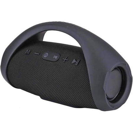 for Xiaomi Mi Note 10 Portable Boom Box Wireless Bluetooth Speaker Stereo Sound Splash Proof Enhanced Bass - Black